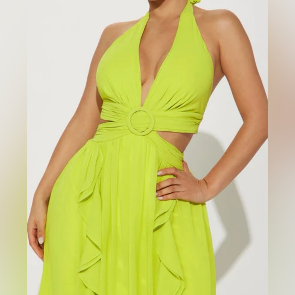 Maxi Dress - Lime